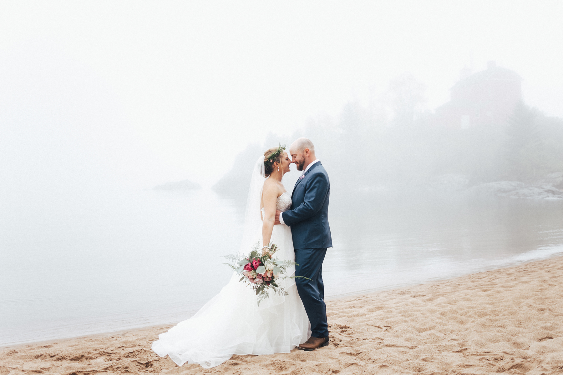 upper peninsula marquette michigan keweenaw presque isle ore dock engagement elopement wedding photographer