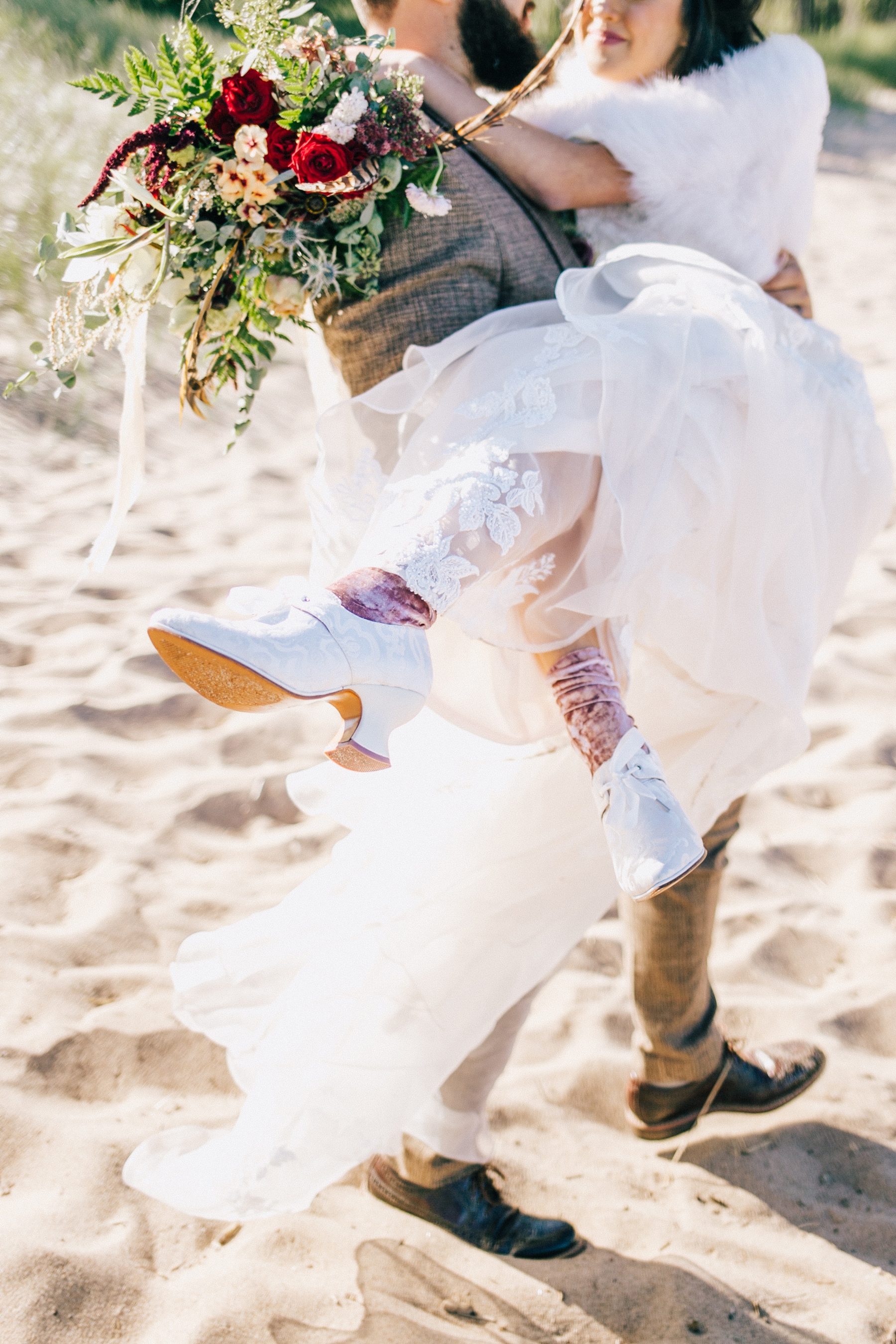 carp river gardens Marquette Michigan wedding photographer