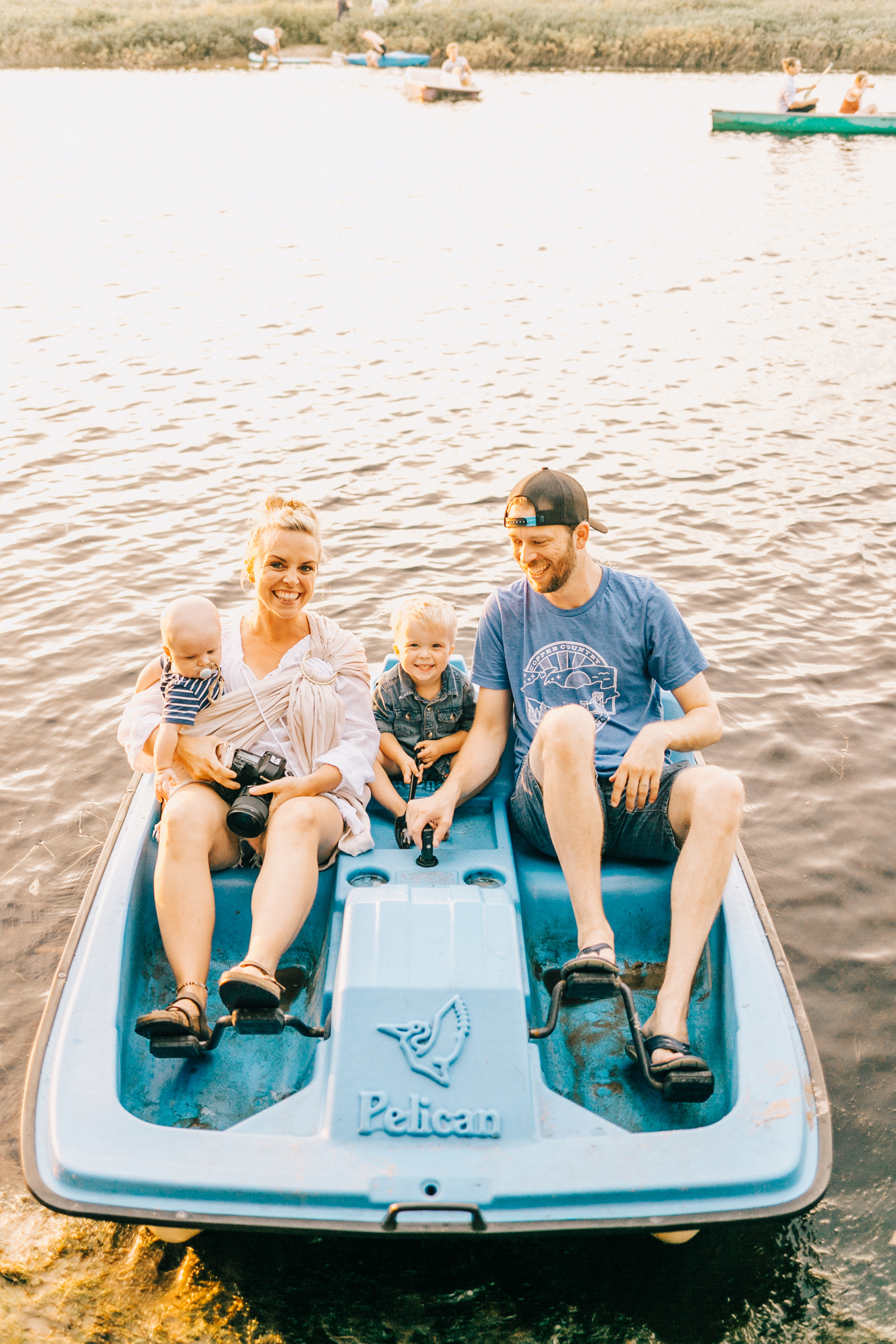 grand marais Michigan beach wedding elopement intimate ceremony family friends cabin weekend Lake Michigan northern upper peninsula photographer bohemian style candid relaxed canoe raining rainy wedding day sunset